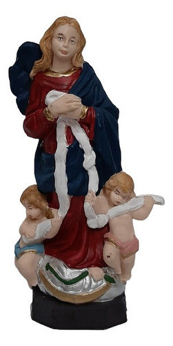 Estatua Virgen Desatanudos - 14 Cm - Pvc - Irrompible 1