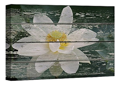 Wall26 - Impresiones De La Lona Arte De La Pared - Flor Blan 0