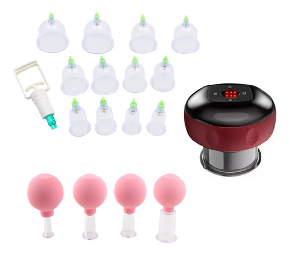 Kit Completo Cupping - Copas Chinas - Ventosas - Vacuum 0
