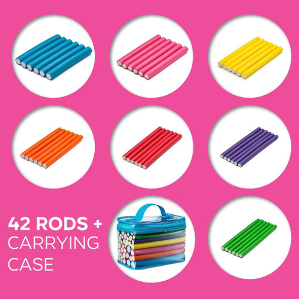 Pack De 42 Ruleros Flexibles 18cm Largo Diferentes Anchos 1