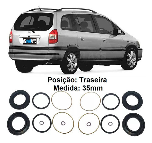 Reparo Pinça Freio Disco Traseiro Zafira 2003/2012 - Par 1