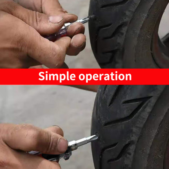 Kit De Reparo De Pneus A Vácuo De Borracha De Plástico Nails 1