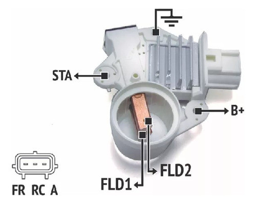 Regulador De Voltaje Alternador T.ford Rnf Xw4u01 0
