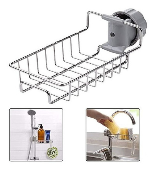 Cesto Organizador Para Grifo Ducha Cocina Acero Inoxidable 0 Cesto Organizador Para Grifo Ducha Cocina Acero Inoxidable 0