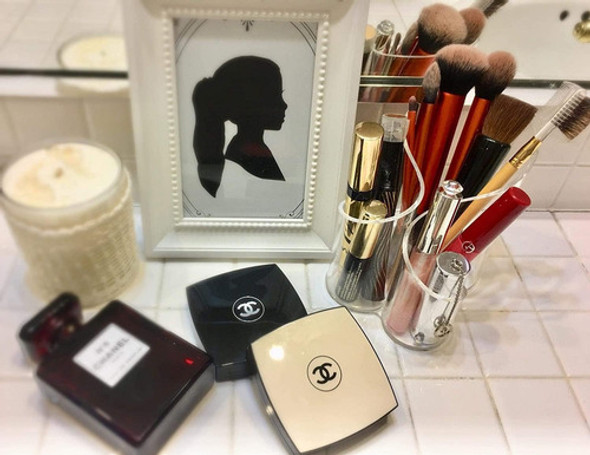 Organizador Acrílico 3 Cilindros  15 X 11  Cm 1