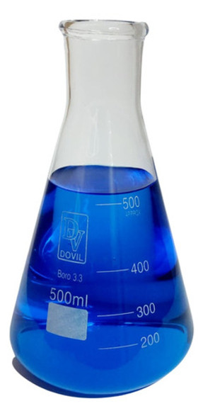 Kit 2 Erlenmeyer 500ml, 2 Erlenmeyer  1000 E 2 Becker De 250 0