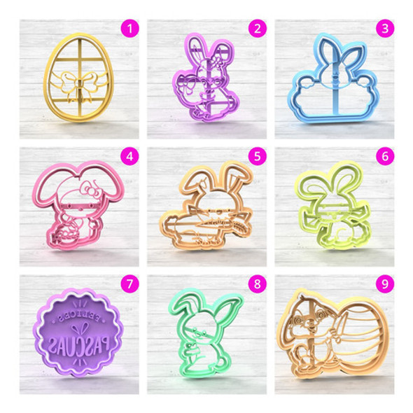 Molde Cortante De Galletitas Para Pascuas 0