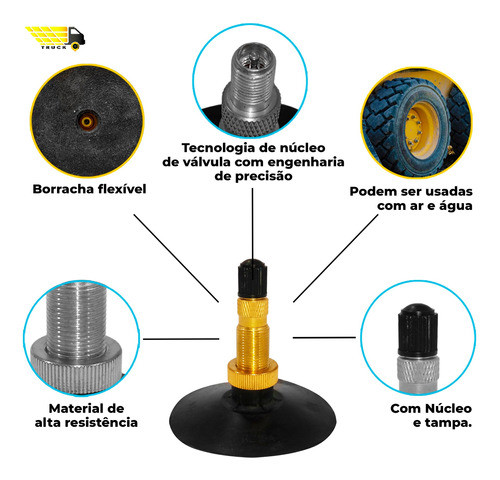 5 Unidades Bico Valvula Para Camara De Ar Tr 218a 1