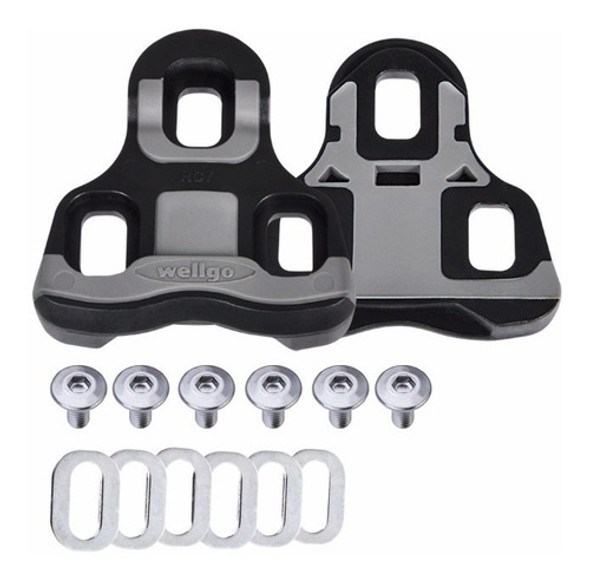 Taco Para Pedal Look Kéo - Wellgo Rc7c Preto 0