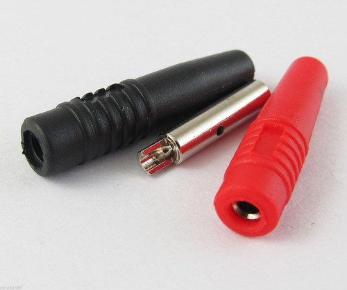 2pcs 2mm Cobre Banana Jack Socket Soldadura Tipo Adaptador D 0