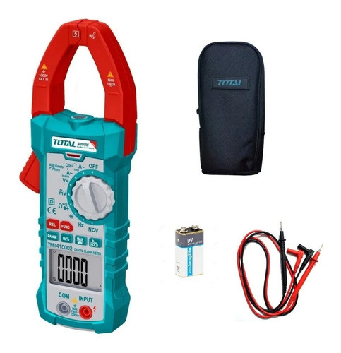 Pinza Amperométrica Tester Digital 1000v Total Tmt410002 1