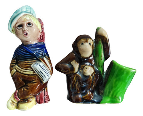 Palilleros Porta Palillos Ceramico Antiguo 0