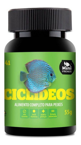 Mini Friends - Alimento Premium Para Ciclideos - 55 G 0