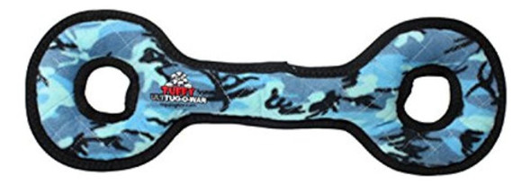 Tuffy Ultimate Tug-o-war, Durable Dog Toy (camo Blue) 0