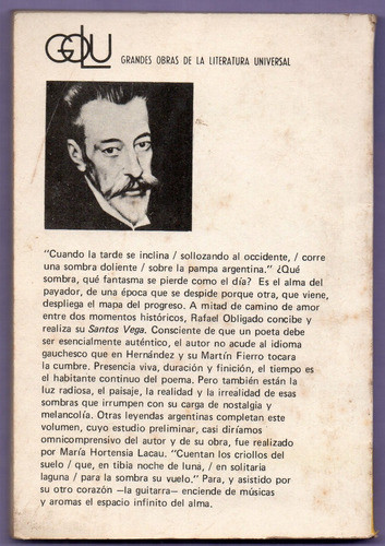Libro Santos Vega De R. Obligado 1
