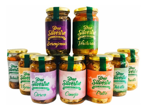 10 Escabeche Duo Silvestre X 500gr (cordoba Y Envios) 0