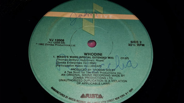 Whodini Magic's Wand Vinilo Maxi Usa 1982 Excelente 0