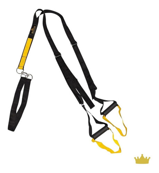 Fita Suspensão Trx Suspenso Com Suporte Porta Amarelo 0