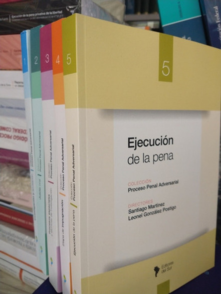 Pack Martínez Postigo Proceso Penal Adversarial 5 Tomos 0