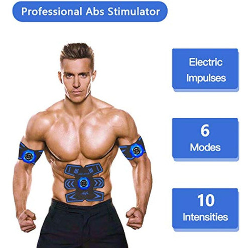 Sportcdia Estimulador De Abdominales Recargable, 1