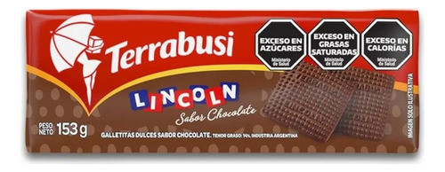 Galletitas Lincoln Sabor Chocolate X 153g (pack X 4 U) 1