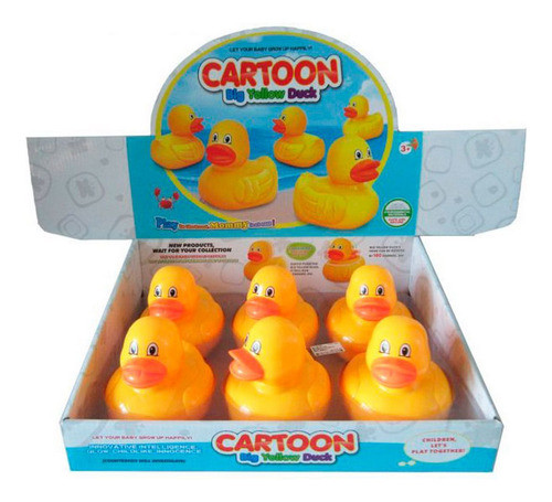Pato Cartoon Big Yellow Duck Ploppy 374857 0