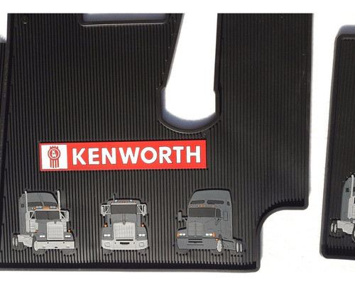 Kenworth T600 660 800 W900 Oem - Alfombrillas De Goma Negra 1