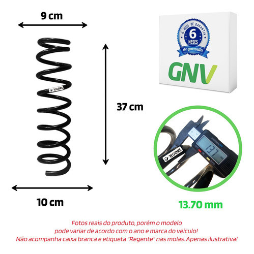 Par Mola Reforçada Gnv Corolla 2009 2010 2011 2012 2013 2014 1