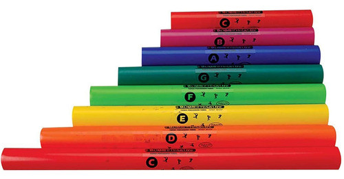 Tubos De Sonido Musical Para Niños, Set De 8 Boomwhackers 0