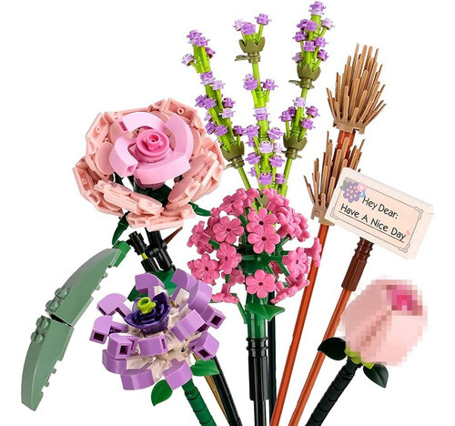 Bouquet Flores Artificiales Para Armar Regalo Para Mamá 0