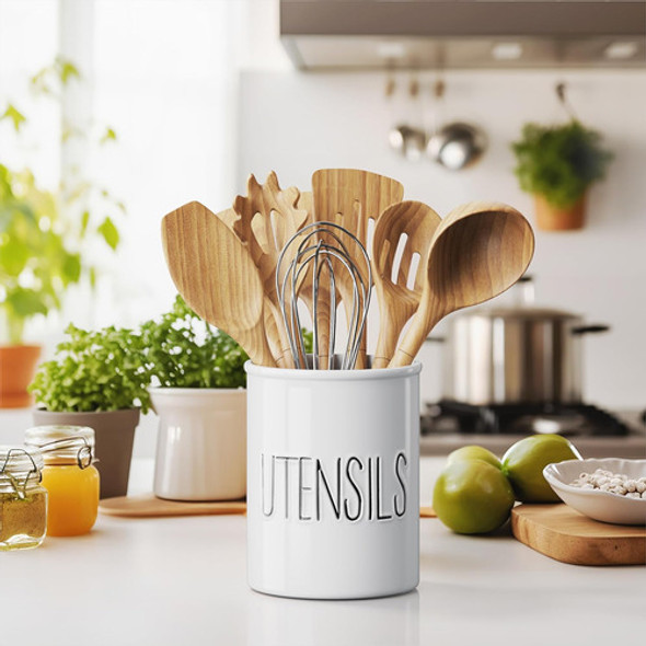 Tenedor De Cocina Grande Para Encimera, 18 Cm, Blanco 1