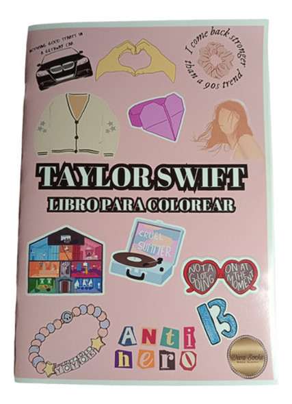Libro Para Colorear Taylor Swift 0