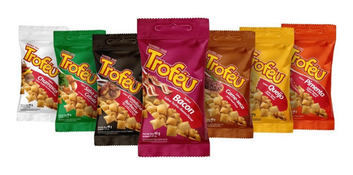 Snack De Trigo Troféu -sabor Pimienta 20 Unid De 40 Grs Tcec 1