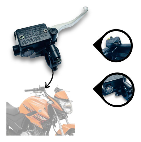 Burrinho Freio Fazer 150 2014 A 2020, Fazer 250 2006 A 2017 0