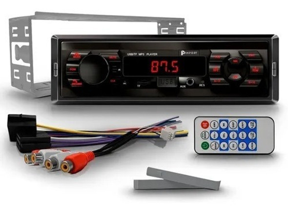 Som Mp3 Completo Automotivo Universal 1 Din Bluetooth Usb Sd 0