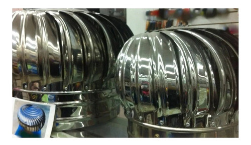 Extractor Eólico Ruso Base 50cm Galvanizado Mari 1