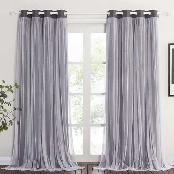 Pony Dance - Cortinas Opacas Con Capa Traslcida Para Ventana 1