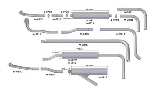Tubo Salida Motor P/mercedes Benz 1317/1318 3 1