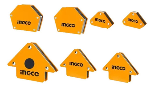 Set De 7 Escuadras Magneticas Ingco Amwh7002 0