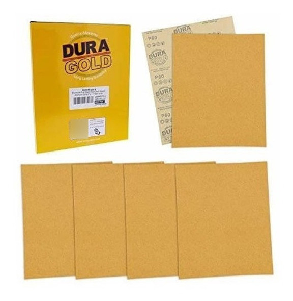 6 Lijas Dura-gold 23cm X 28cm Grano 60 0
