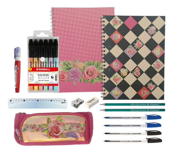 Kit Escolar Universitario Set De Utiles Combo Libreria 0