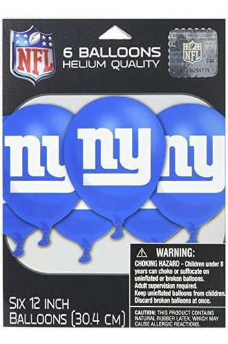 Globos Impresos De New York Giants Decoracion De Fiesta Depo 0