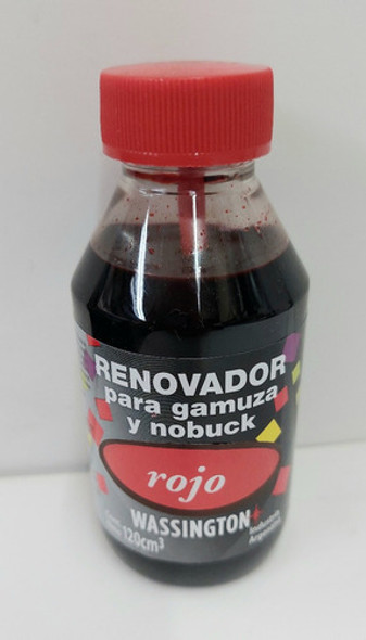 Renovador Para Gamuza Y Nobuck Wassington Color Rojo 1 Renovador Para Gamuza Y Nobuck Wassington Color Rojo 1