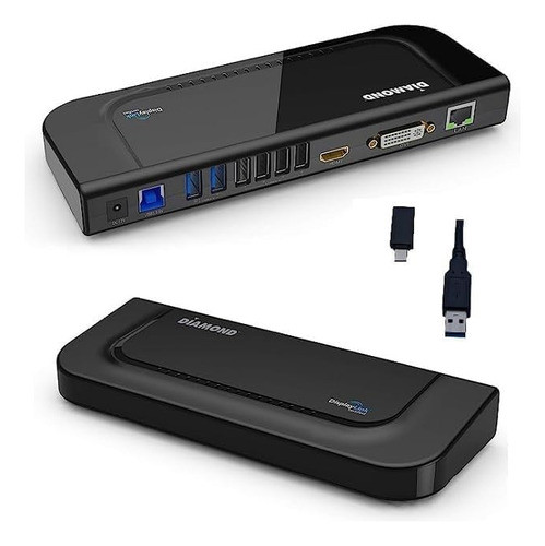 Estación Base Diamond Multimedia Video Dual Usb 3.0/2.0 1