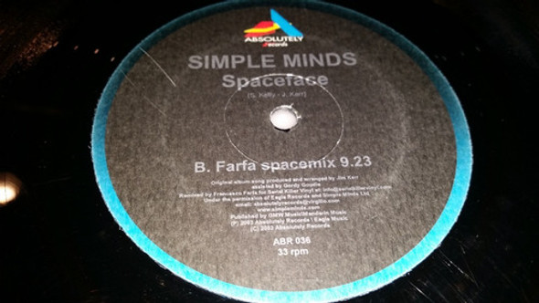 Simple Minds Spaceface Vinilo Maxi Italy Raro 2003 1