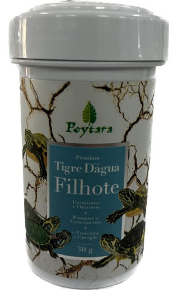 Ração Tigre D´agua Filhote 30g + Suplemento Reptocal 15g 1