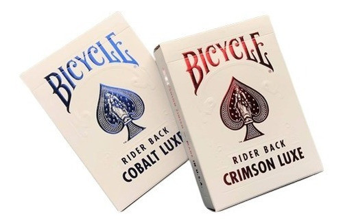 2 Barajas Metal Luxe Cartas Poker Bicycle / Alberico Magic 0