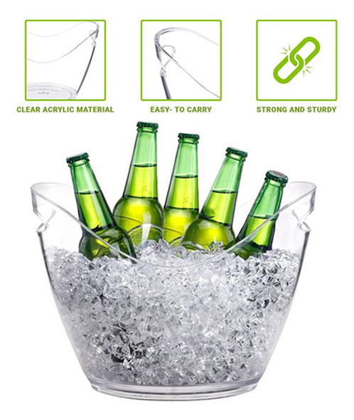 Cubiteras Para Fiestas - Cubitera De Acrílico Transparente C 1