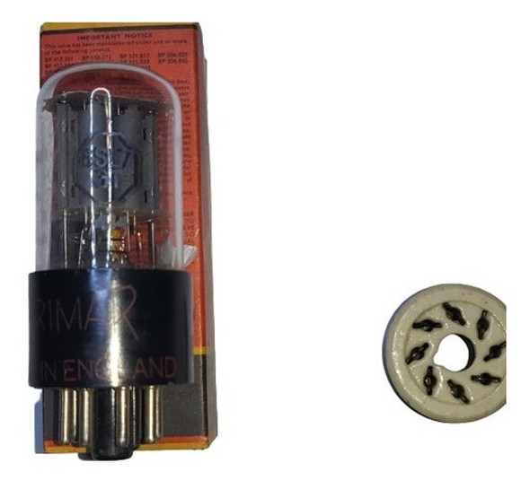 Válvula Electrónica 6sl7 Gt Nos Brimar England 1