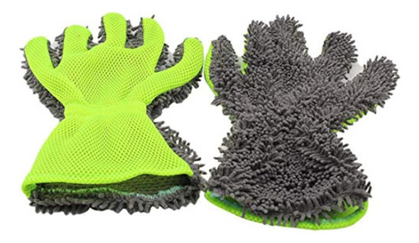 Paquete De 2 Manoplas Para Lavado De Autos Bokwin, Sin Rayon 0 Paquete De 2 Manoplas Para Lavado De Autos Bokwin, Sin Rayon 0